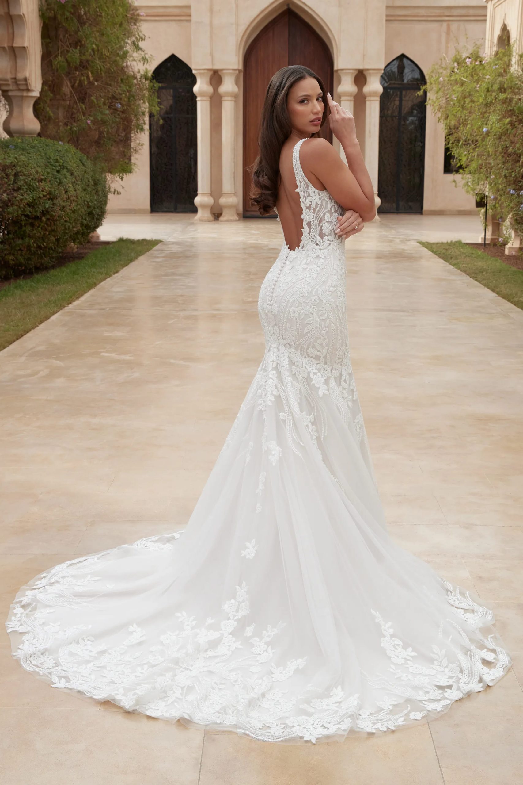 Romantisk brudklänning R2601 - Bild 2